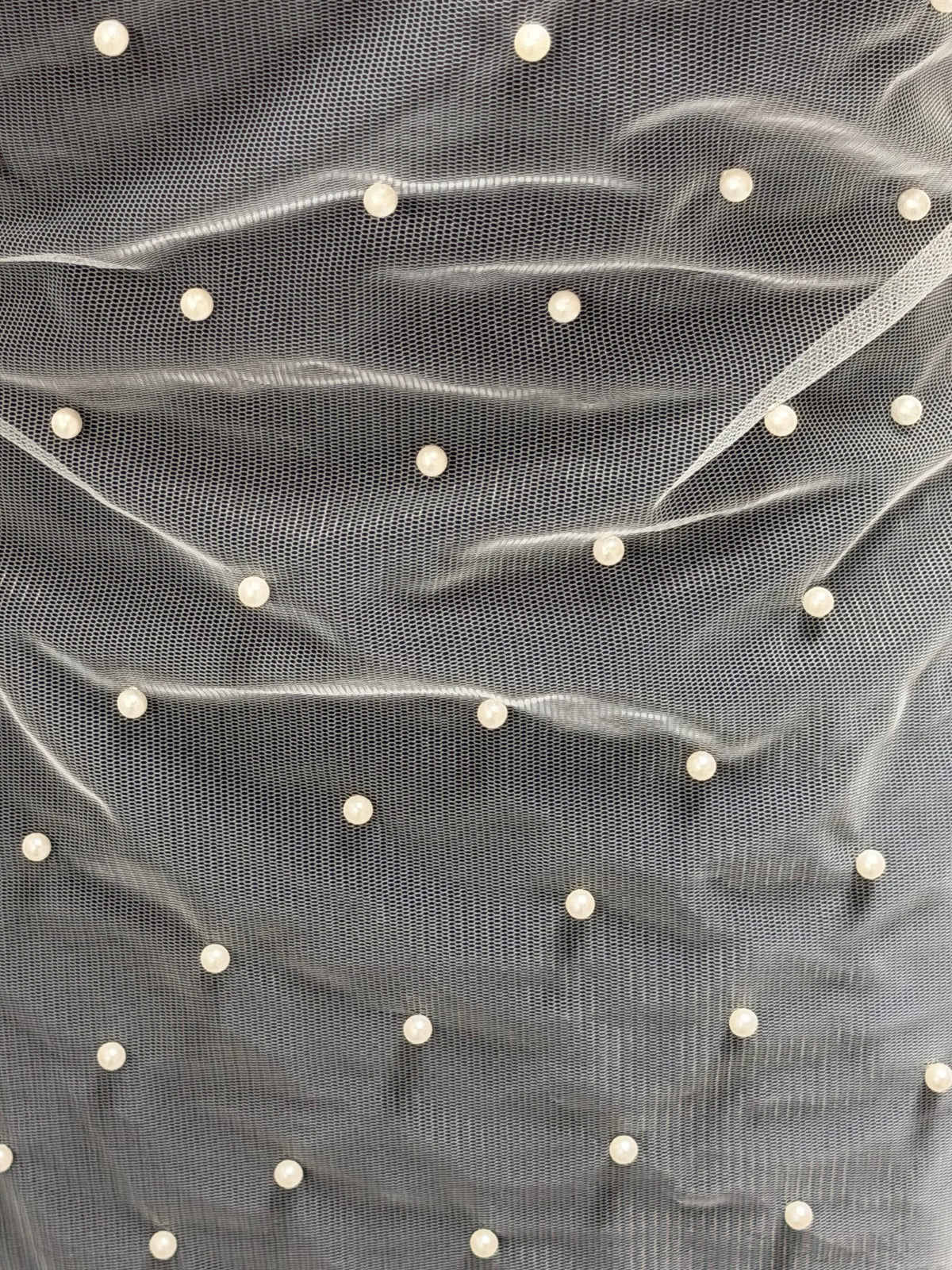 Ivory Pearl Tulle - X592