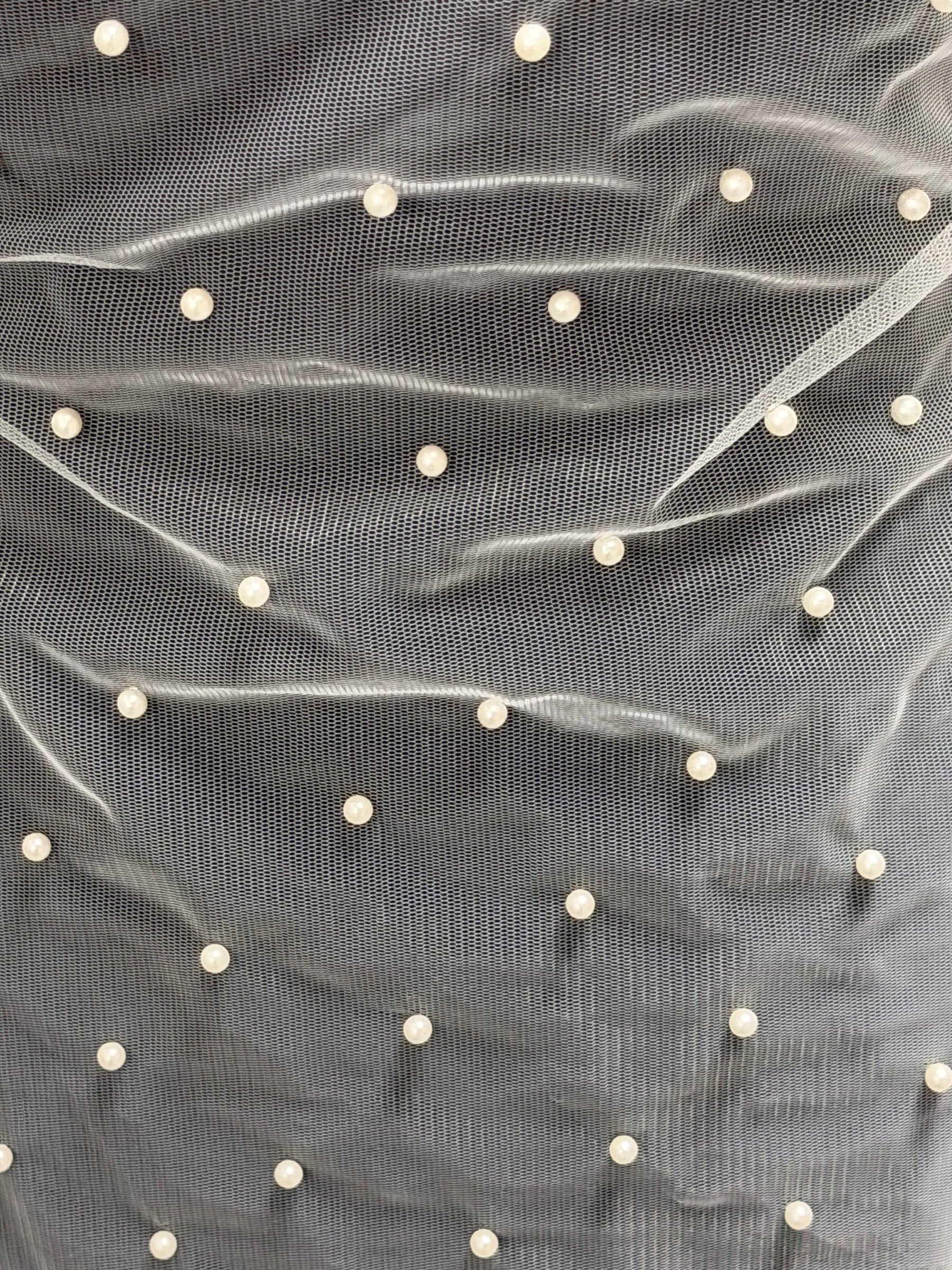 Ivory Pearl Tulle - X592