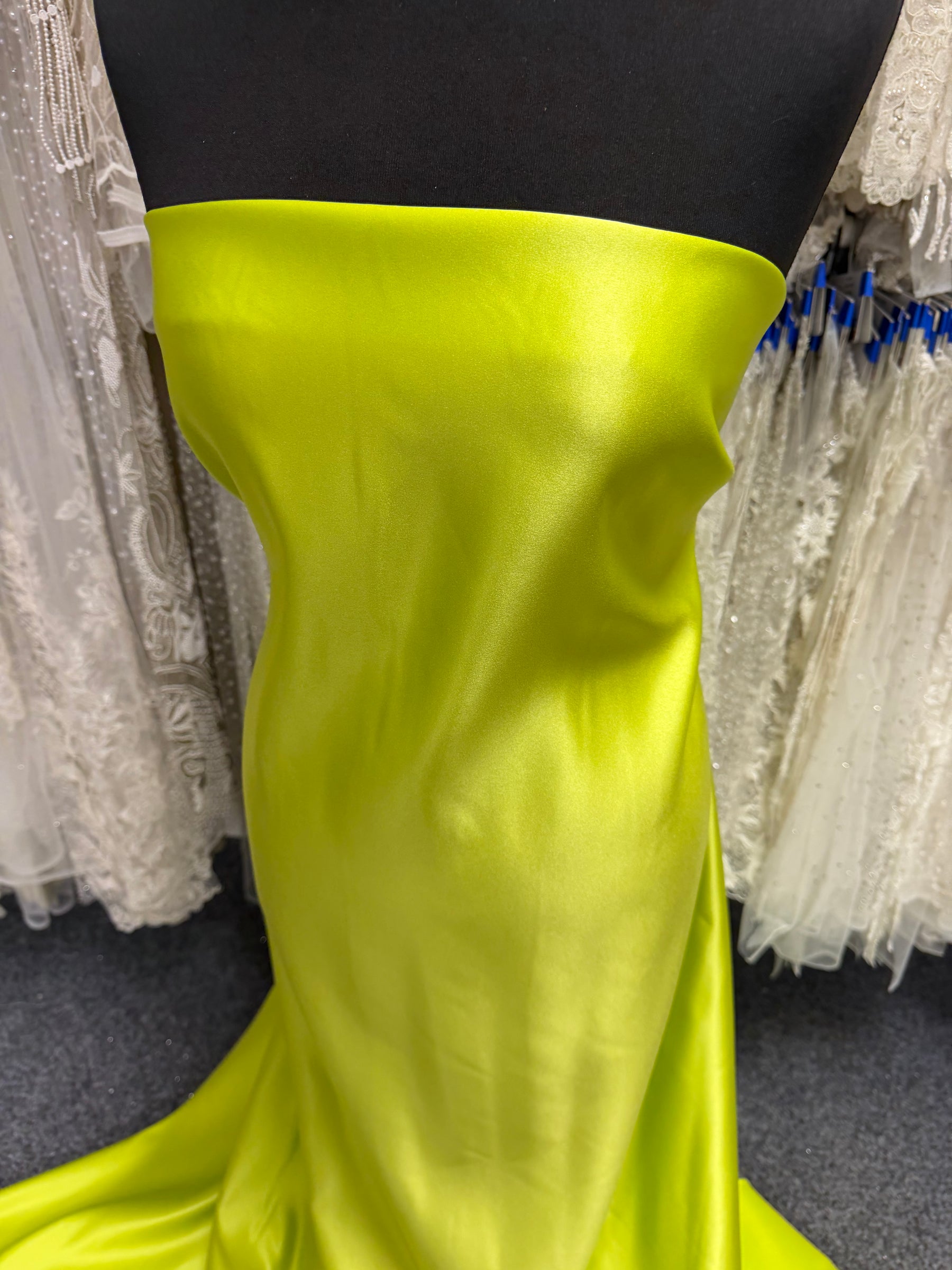 Lime Polyester Satin - Contessa (CF)