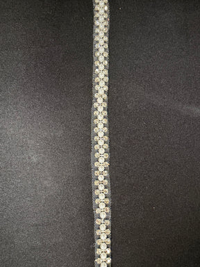 Crystal and Pearl Edging - T822