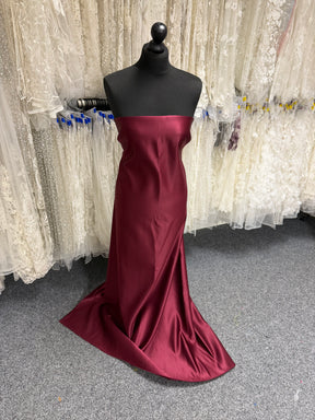 Wine Polyester Satin - Contessa (CF)