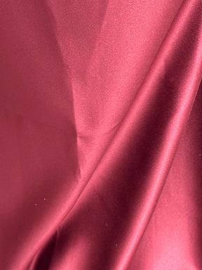 Wine Polyester Satin - Contessa (CF)