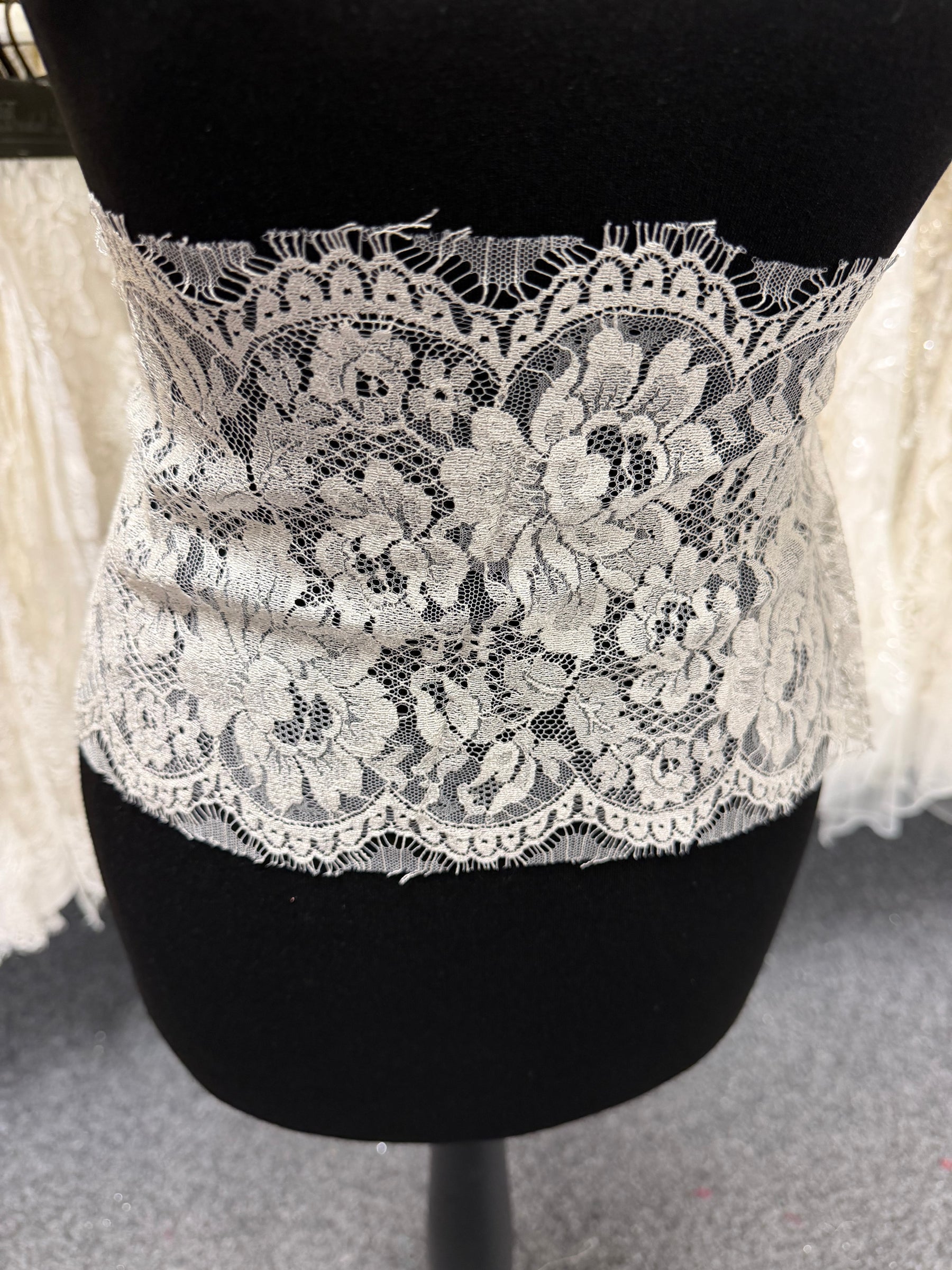 Ivory French Lace Edging - T878