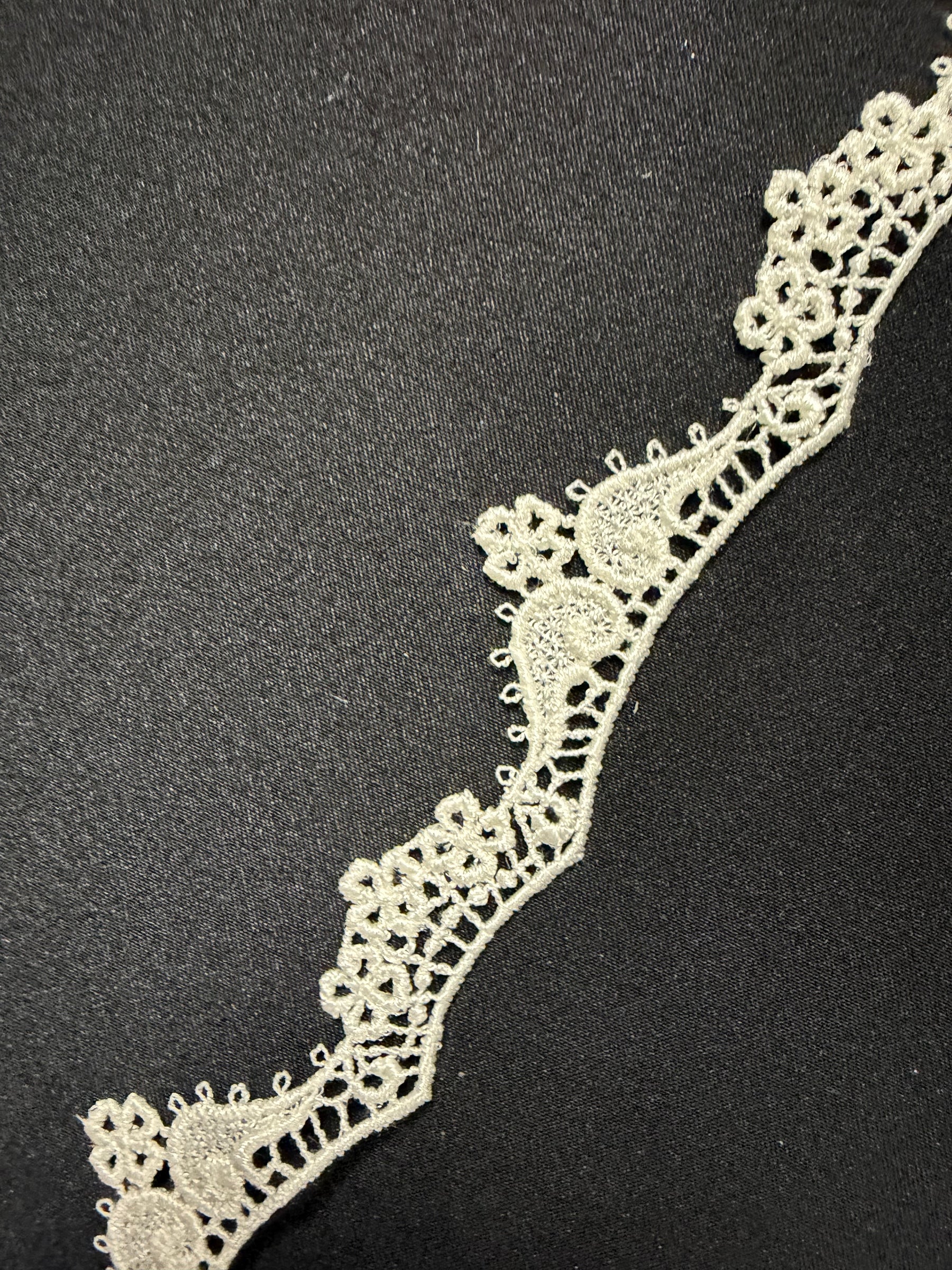 Ivory Guipure Edging - T831