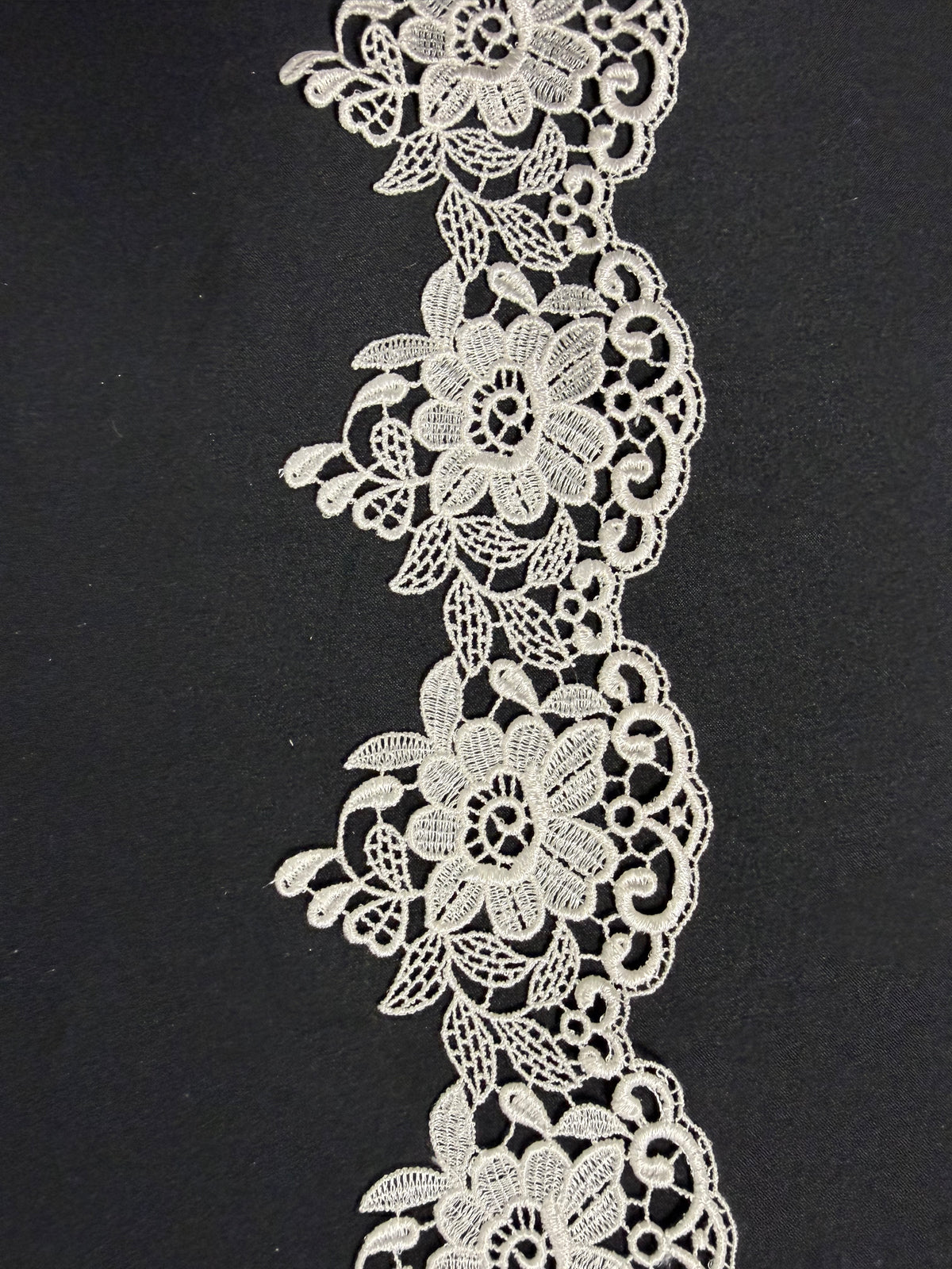 Ivory Guipure Edging - T827