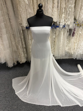 Pale Ivory Heavy Chiffon - PB2003