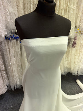 Pale Ivory Heavy Chiffon - PB2003