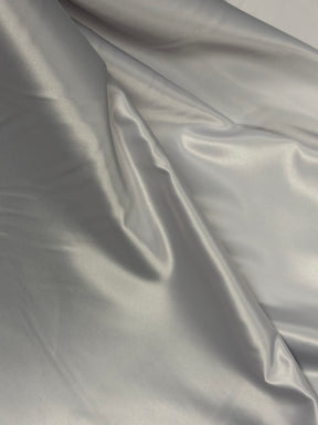 Silver Polyester Lightweight Duchess Satin - P44