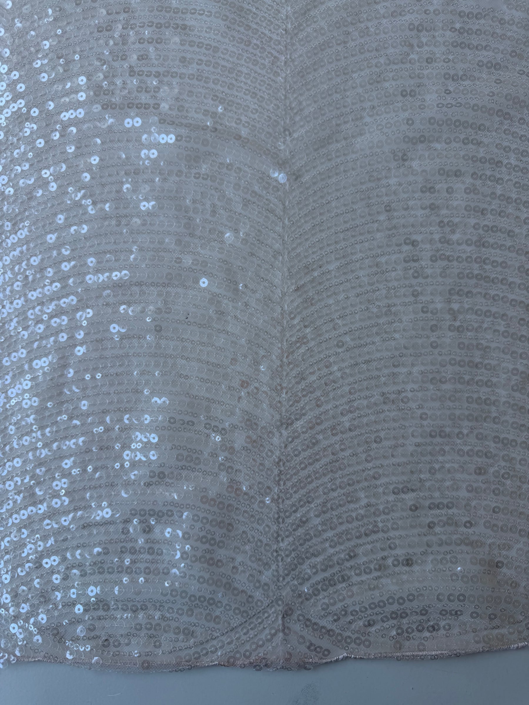 Baby Pink Embroidered Sequin Tulle – EB3020