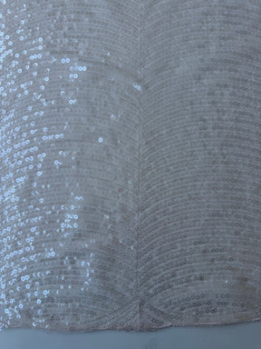 Baby Pink Embroidered Sequin Tulle – EB3020