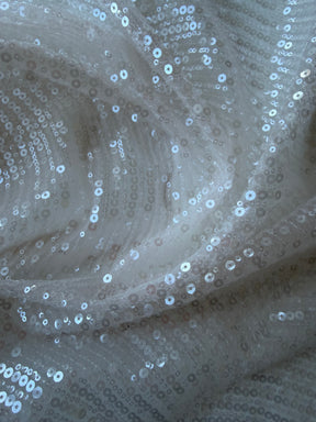 Baby Pink Embroidered Sequin Tulle – EB3020