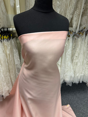 Blush Polyester Lightweight Duchess Satin - P44