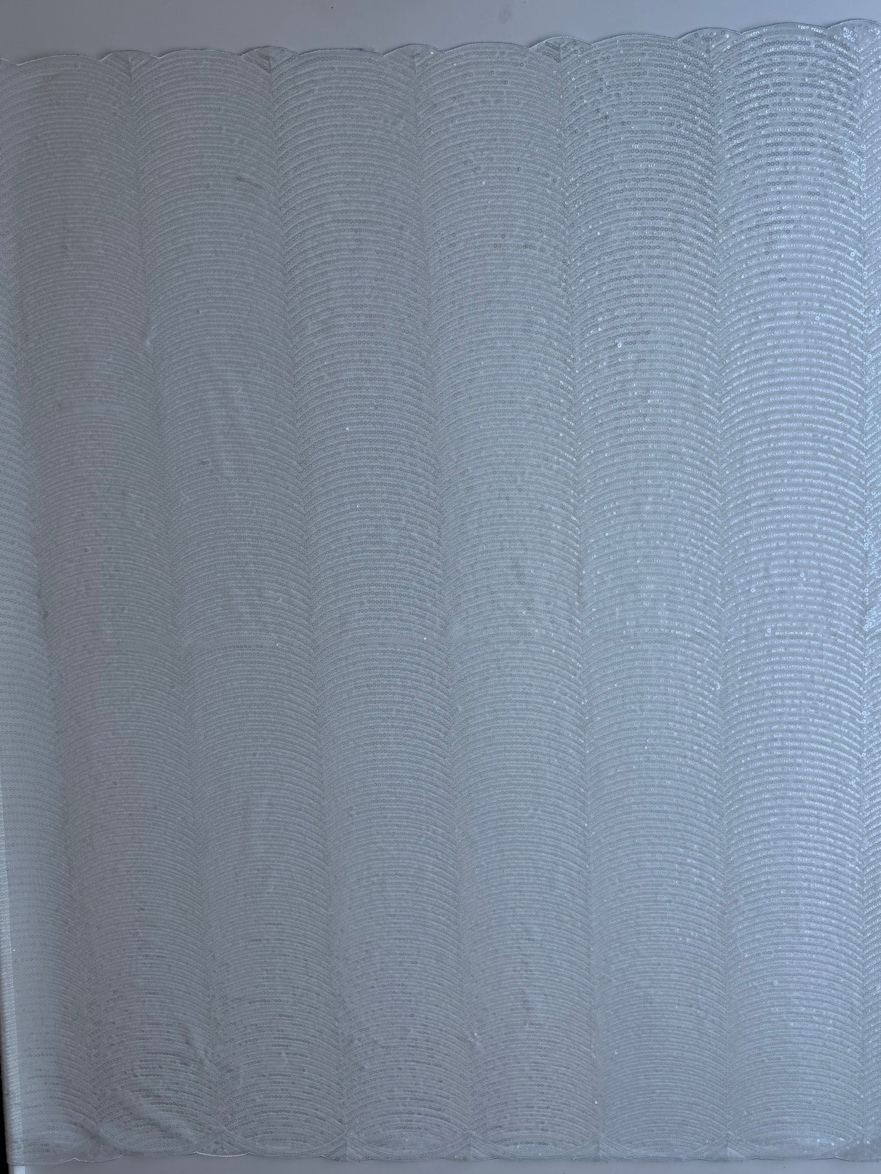 Baby Blue Embroidered Sequin Tulle – EB3020