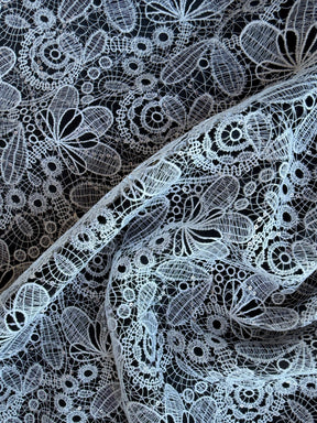 Ivory Sequin Bridal Lace - EB3050