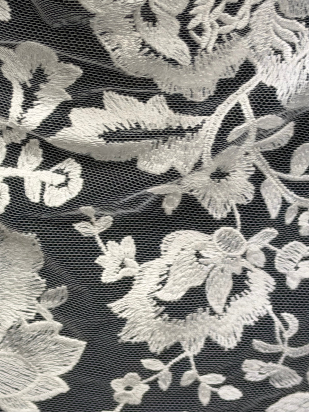Ivory Wide Width Lace Edging - EF4003