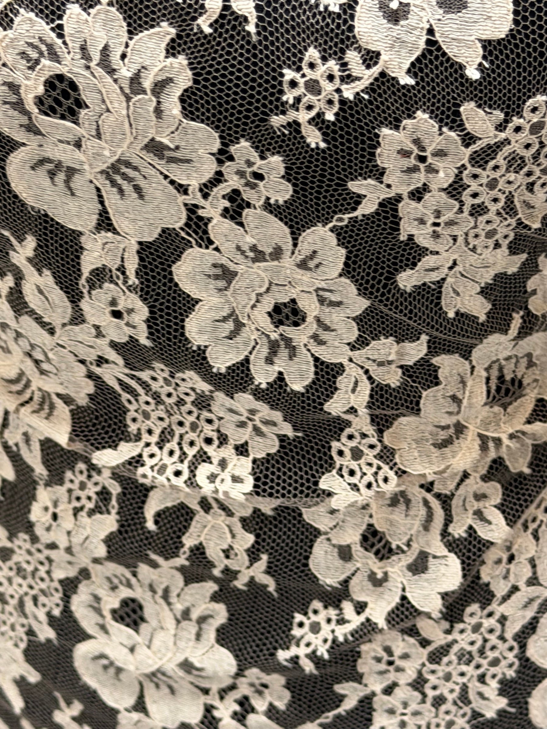 Antique Rose Chantilly Lace - P305 (90cm)