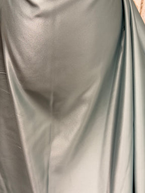 Misty Green Polyester Duchess Satin - P42