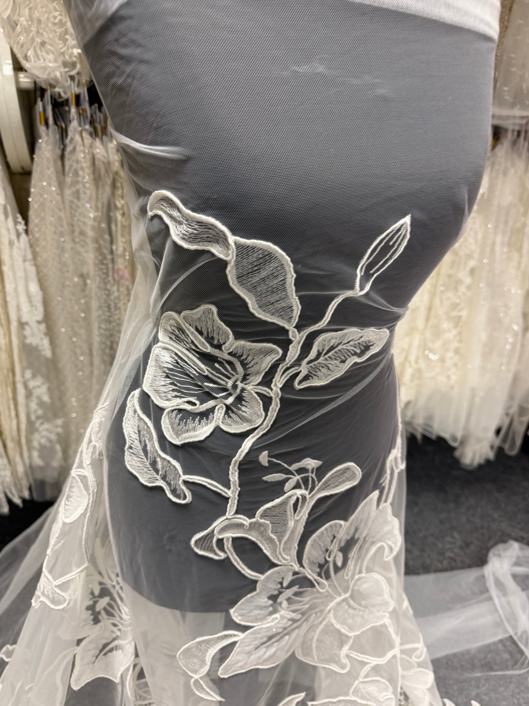 Ivory Corded Lace - Zargo