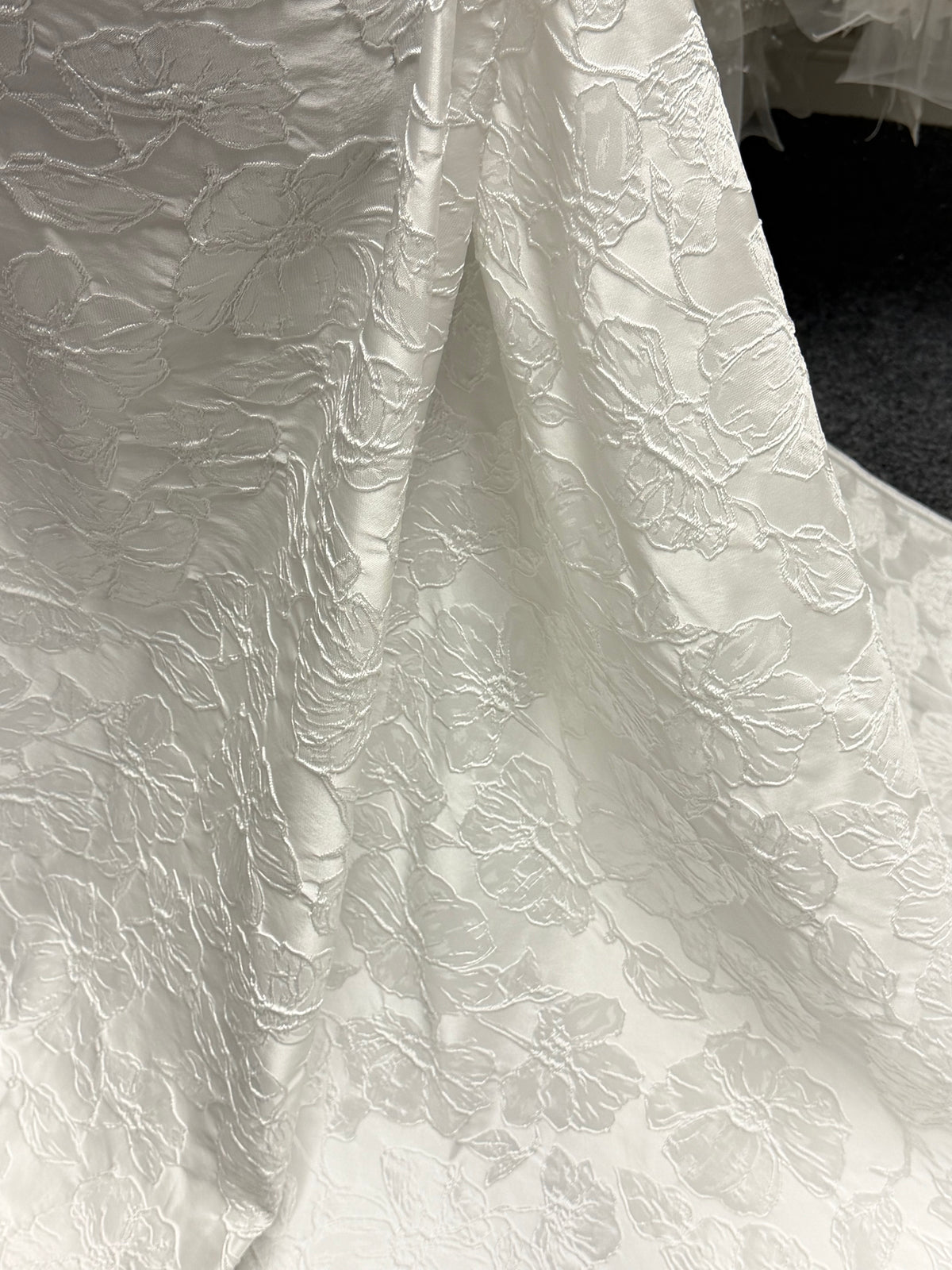 Ivory Cloqué Brocade - Sandown