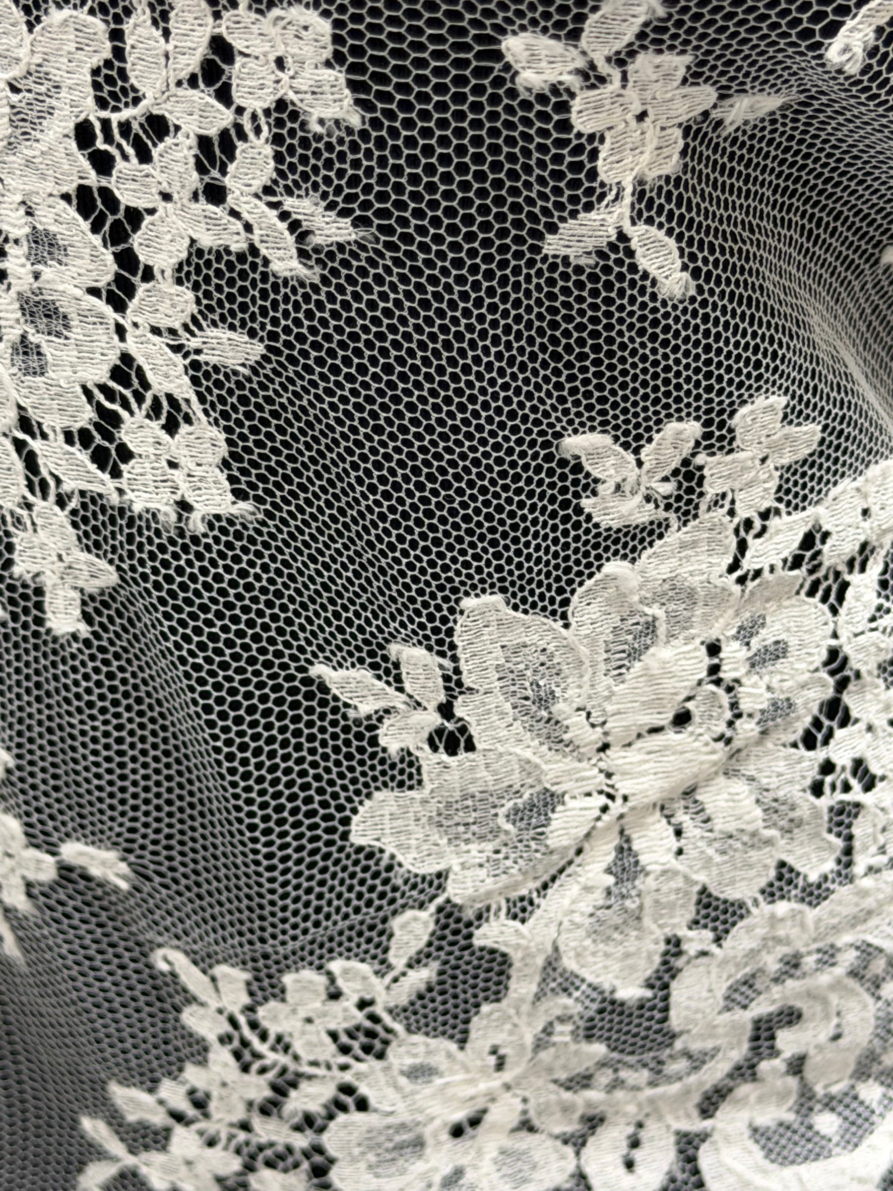 Ivory Eco French Lace Edging - EE4010