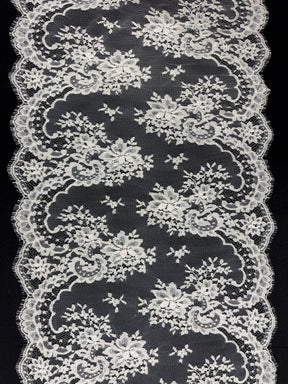 Ivory Eco French Lace Edging - EE4010