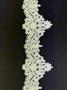 Ivory Corded Beaded Edging - T882