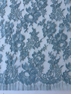 Duck Egg Blue Chantilly Lace - P305 (90cm)