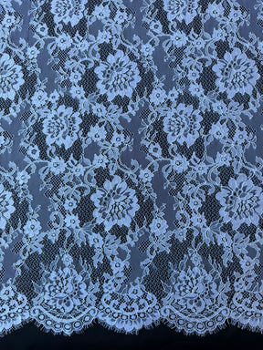White Raschel Lace - LA1005