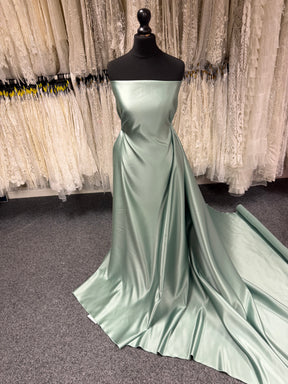 Sage Green Polyester Satin - Contessa (CF)