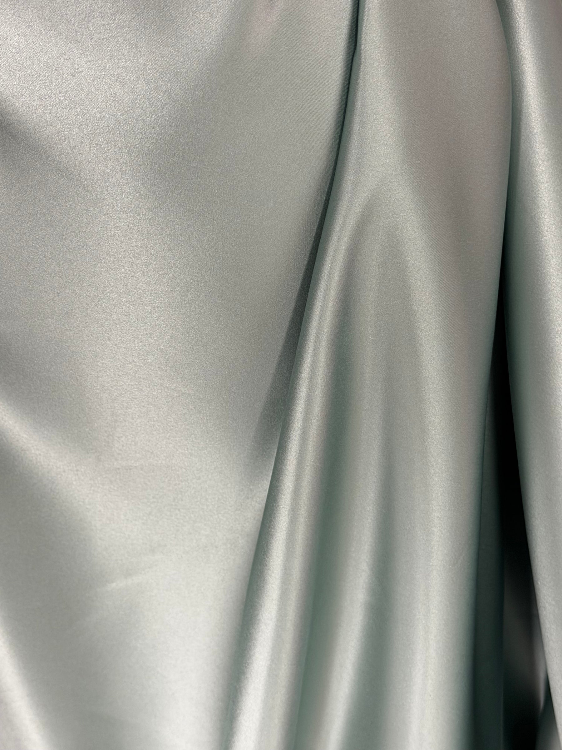 Sage Green Polyester Satin - Contessa (CF)