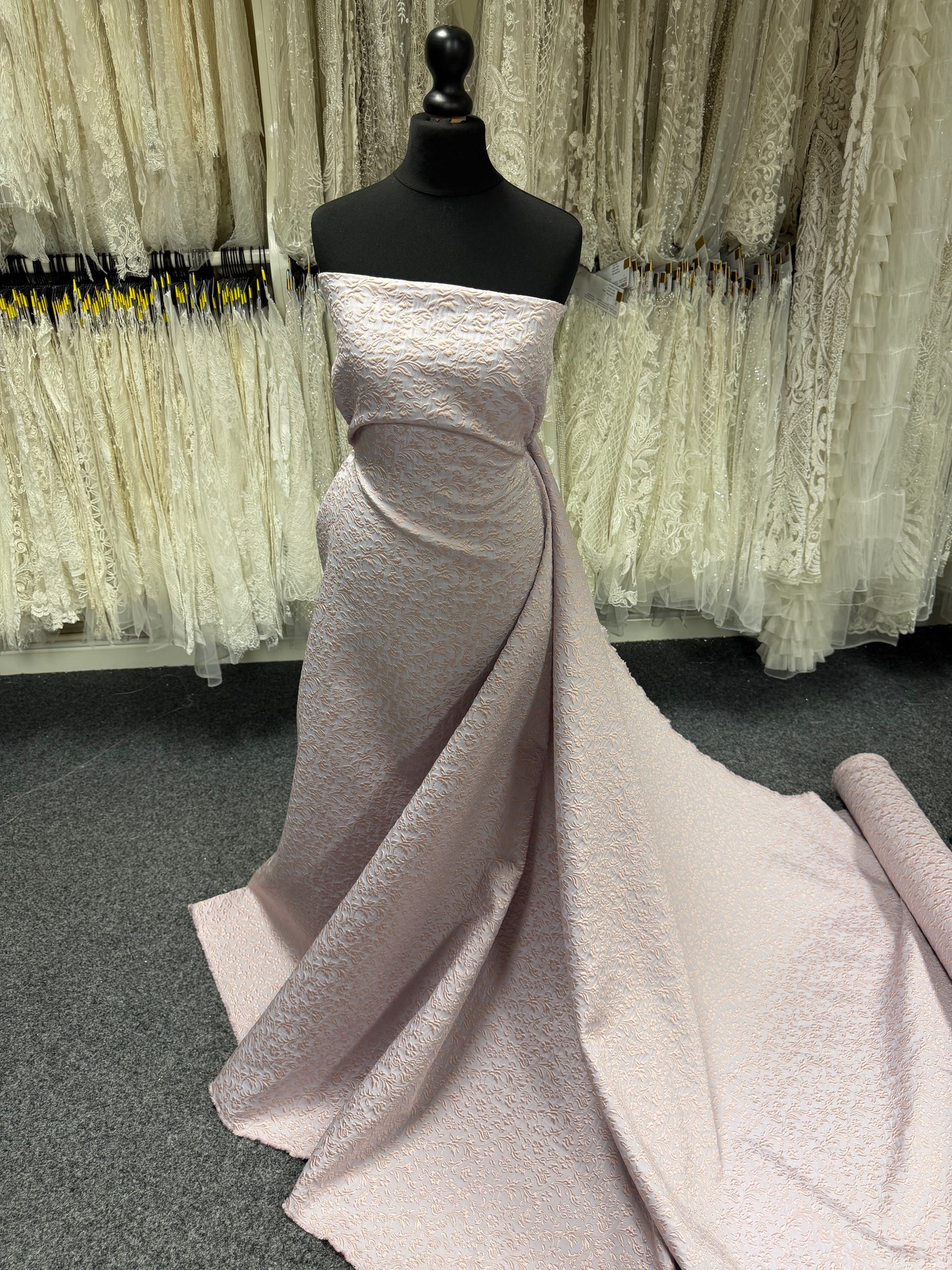 Lavender and Pink Raised Jacquard - BR1003