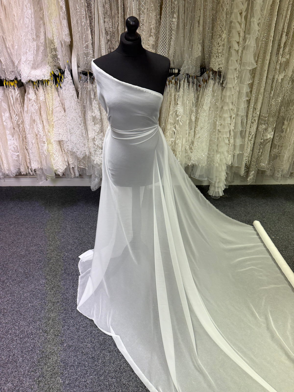 Ivory Polyester Chiffon - Dance
