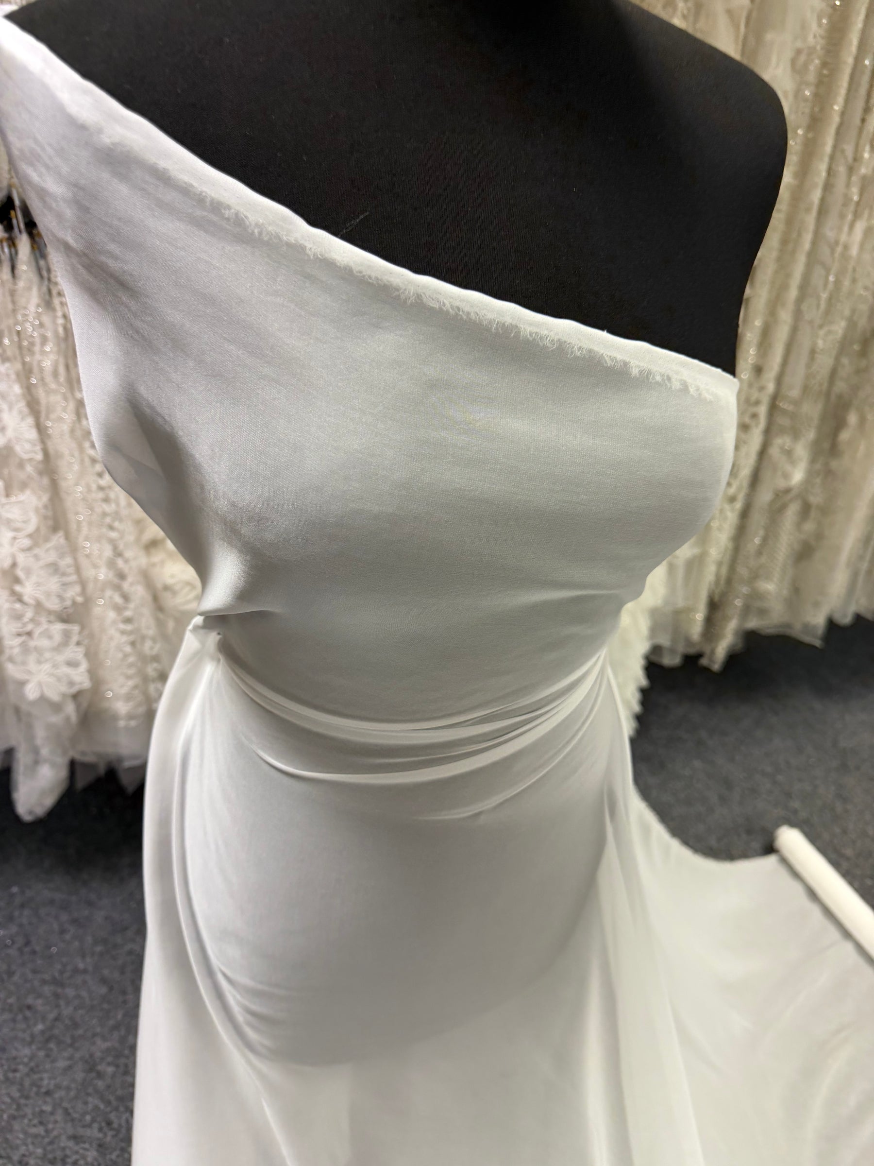 Ivory Polyester Chiffon - Dance