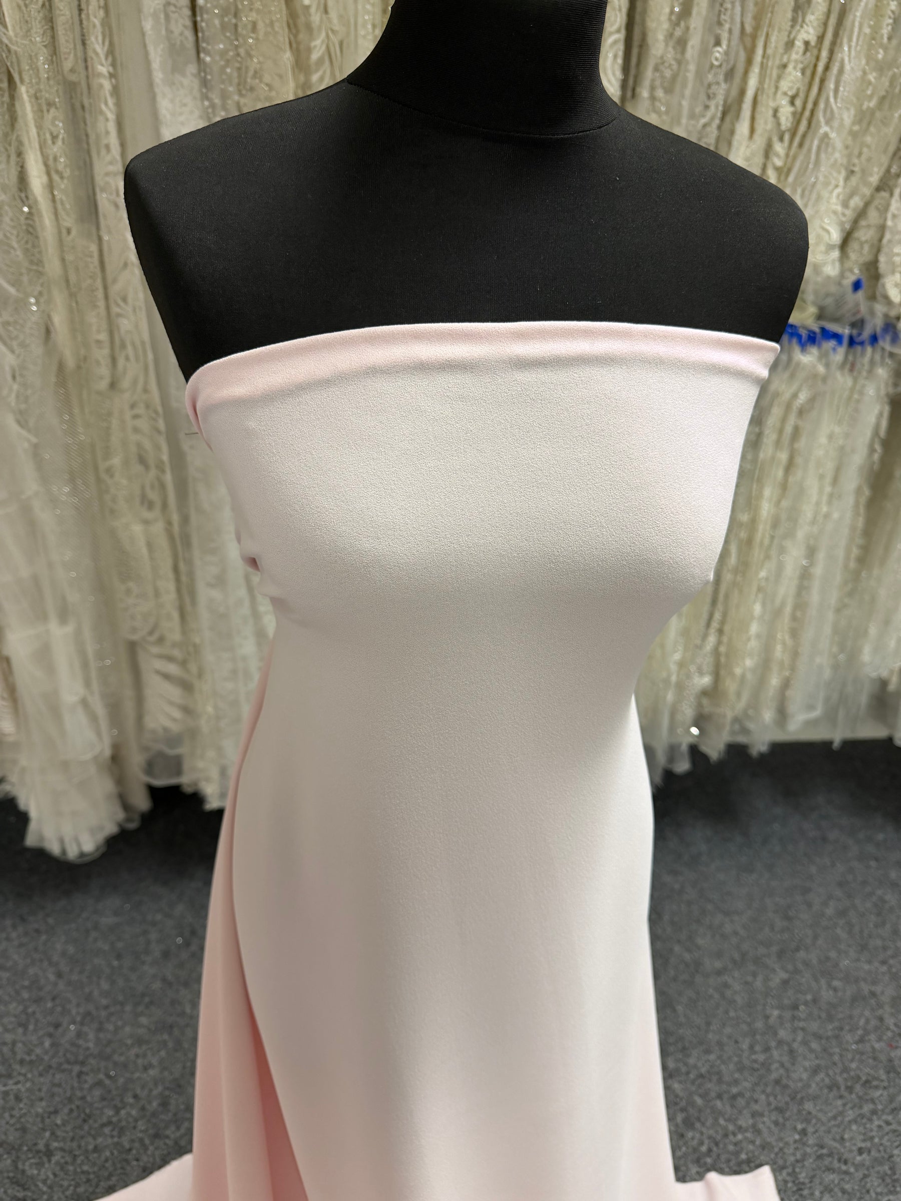 Light Pink Polyester Stretch Crepe - PB4001