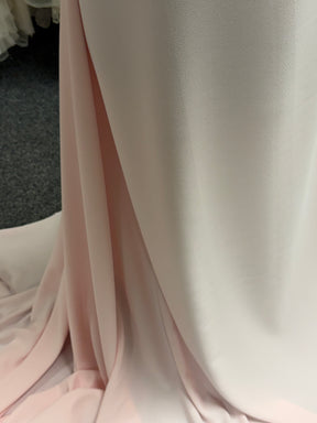 Light Pink Polyester Stretch Crepe - PB4001