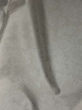 Ivory Poly Silk Jacquard - P665