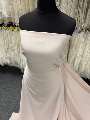 Dusky Rose Medium Weight Poly Crepe - P59