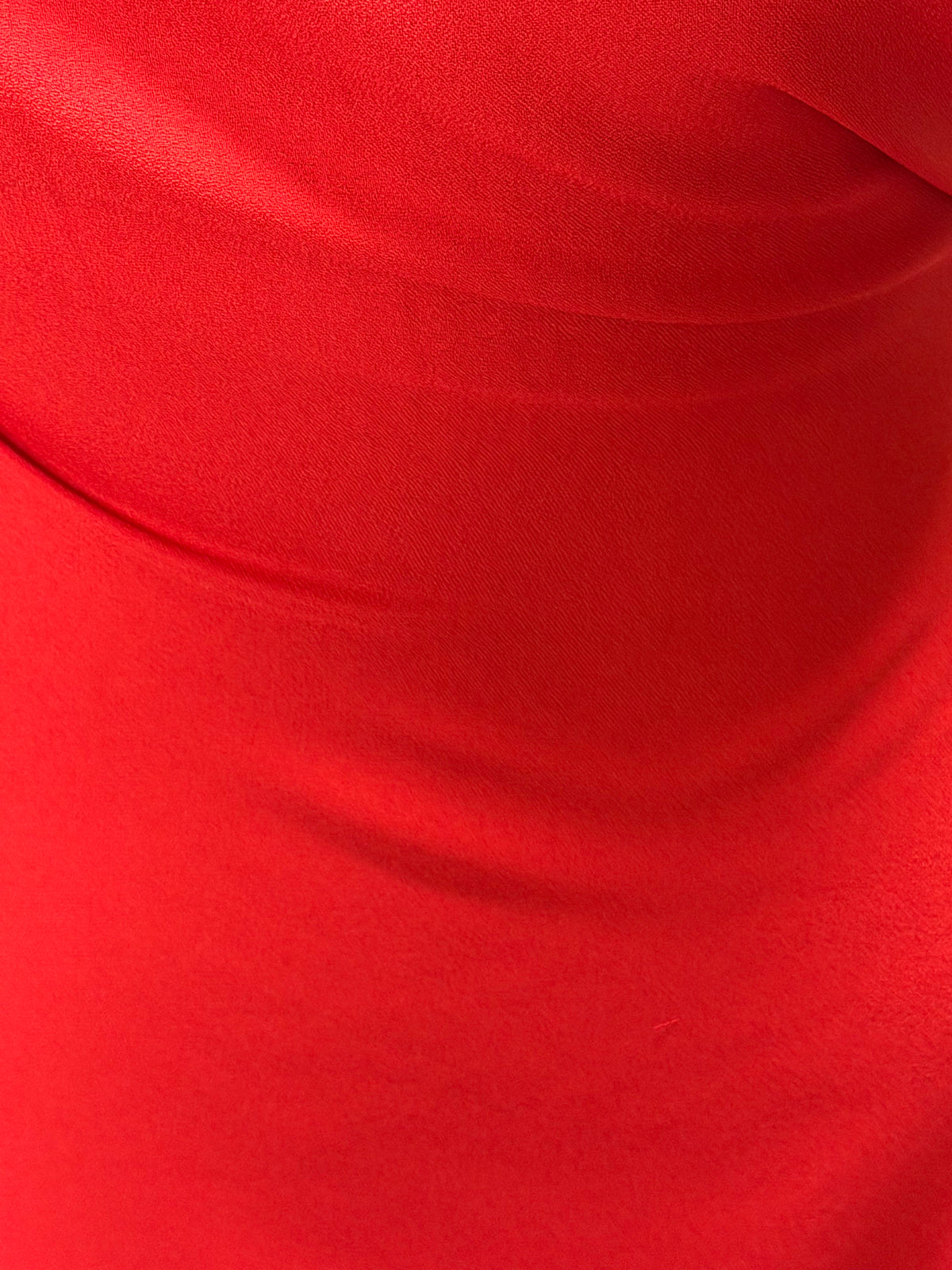 Red Medium Weight Polyester Crepe - P59