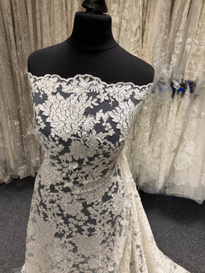 Ivory Sequin Lace - EB3014
