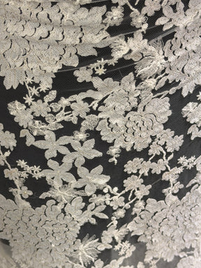 Ivory Sequin Lace - EB3014