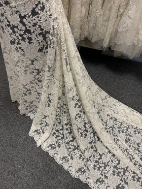 Ivory Sequin Lace - EB3014