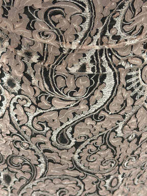 Dusky Pink Embroidered Sequin Tulle – EB3008