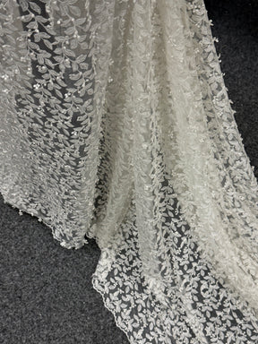 Ivory Embroidery Lace - EB5050