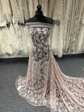 Pink Embroidery Lace - EB5048