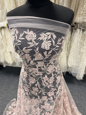 Pink Embroidery Lace - EB5048