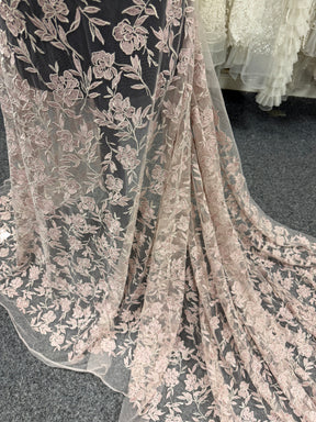 Pink Embroidery Lace - EB5048