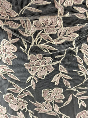 Pink Embroidery Lace - EB5048