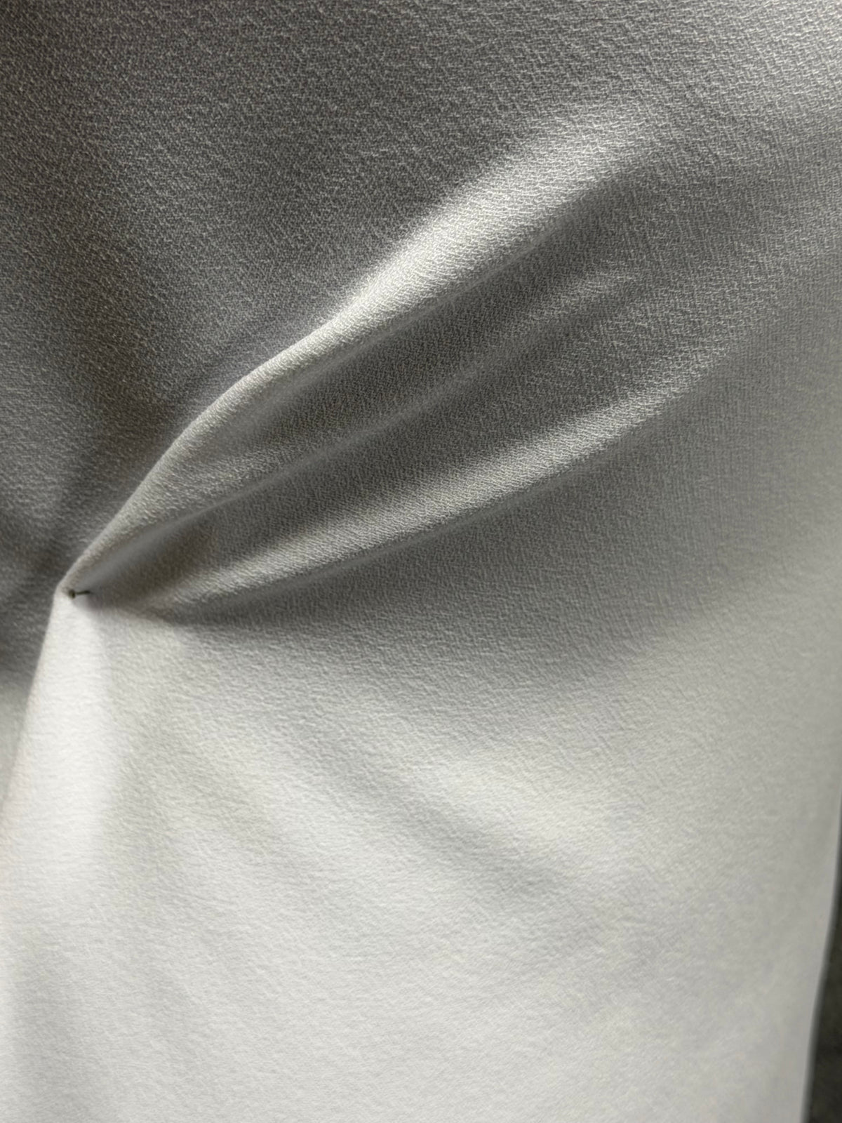 White Polyester Stretch Crepe - PB4001