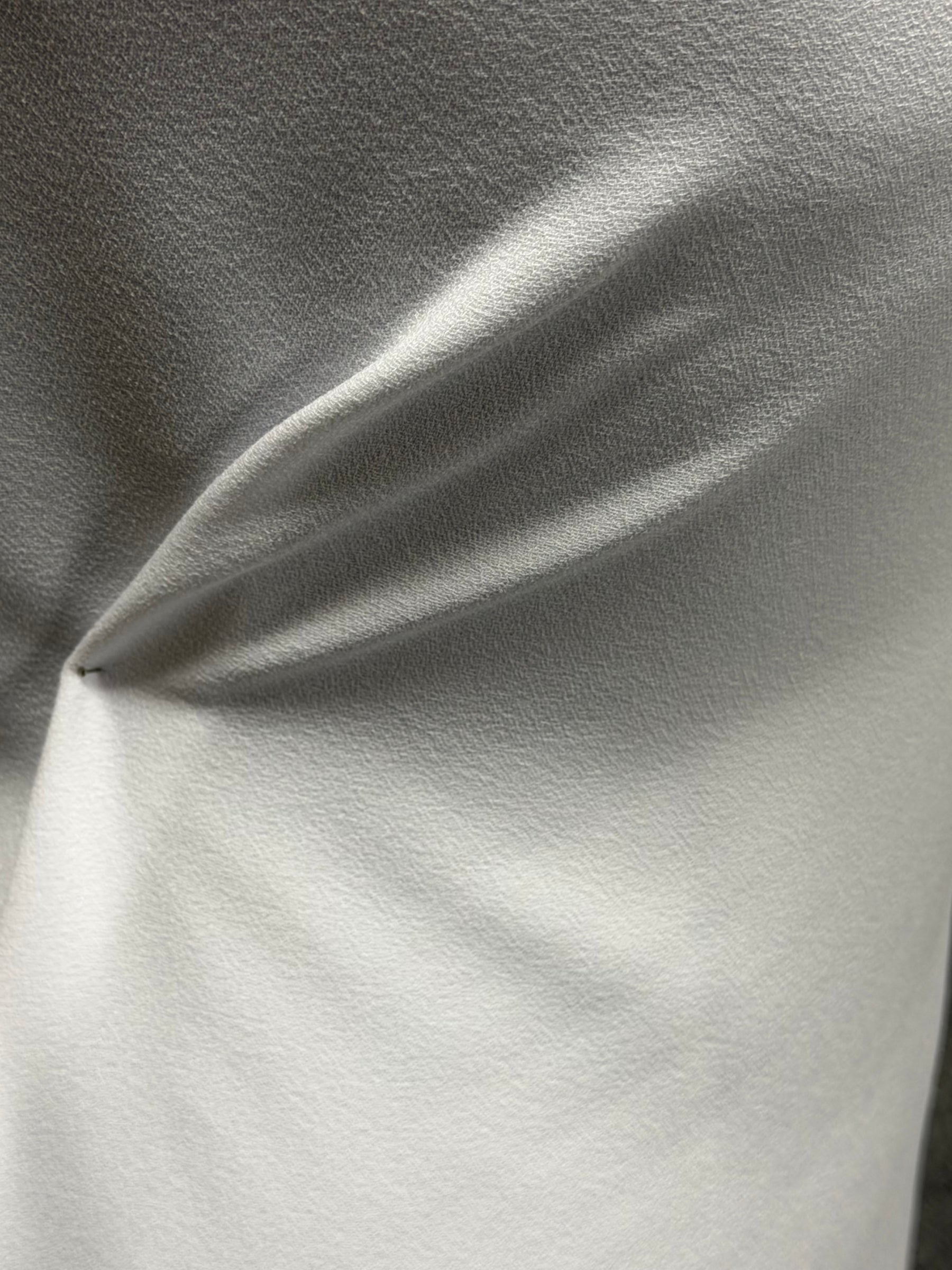 White Polyester Stretch Crepe - PB4001
