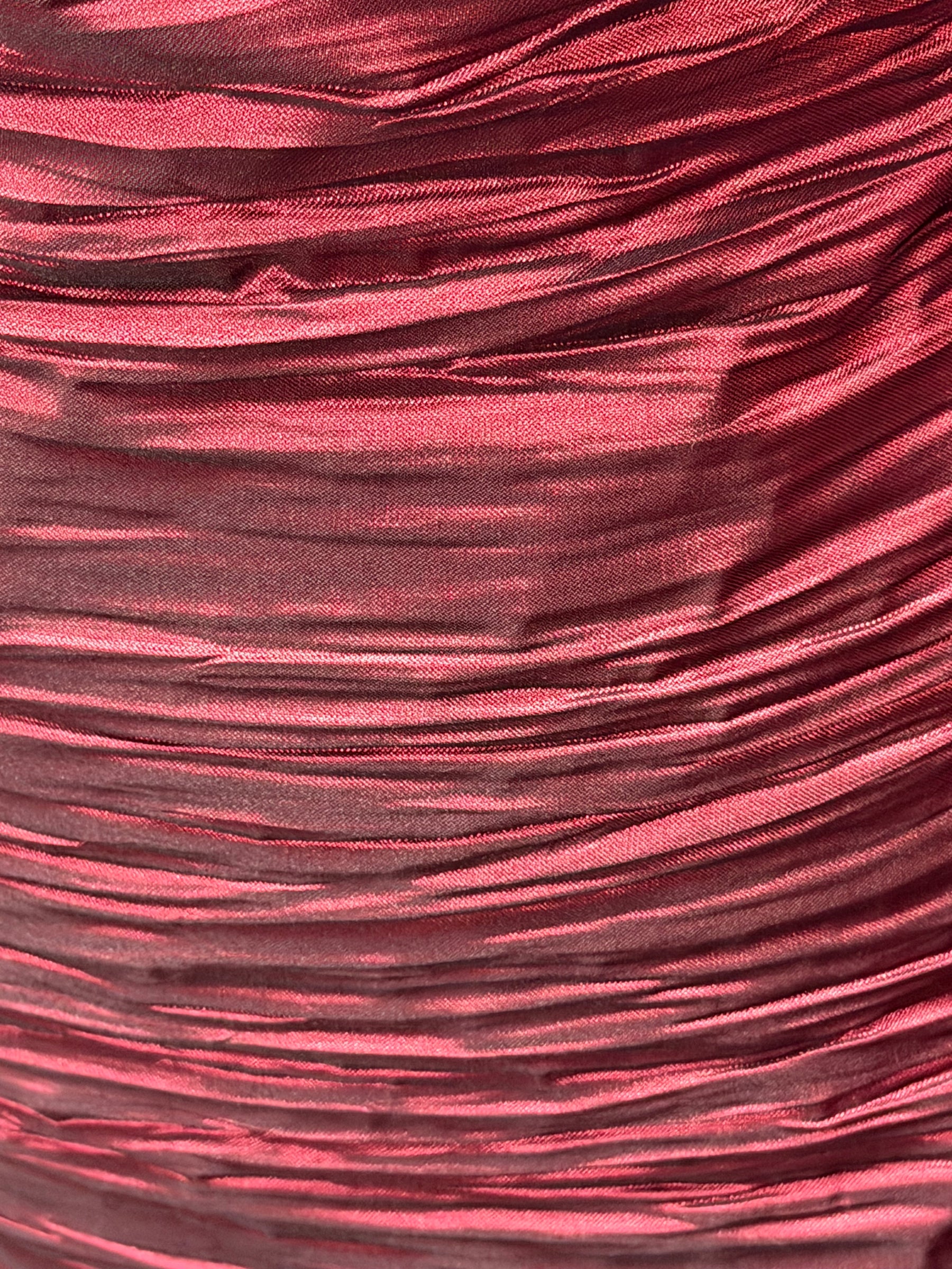 Wine/Black Crushed Dark 3 Tone Taffeta - P609